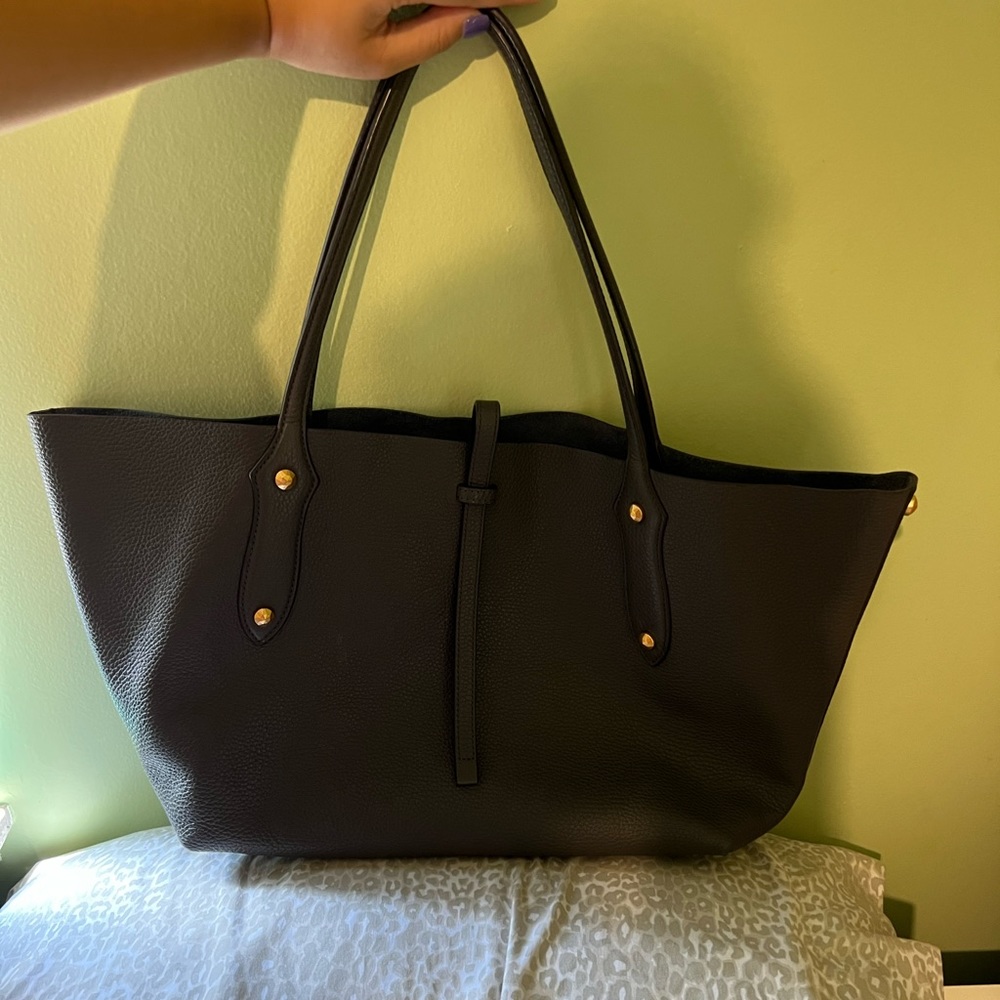 Annabel Ingall Dark Gray Isabella Tote Bag